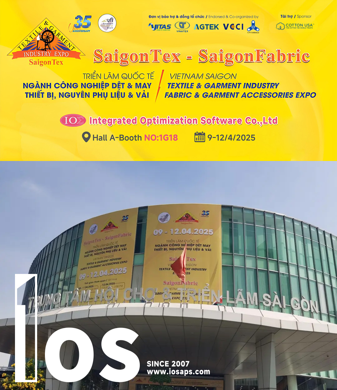 展会快讯-亿澳斯APS亮相越南SaigonTex 2025